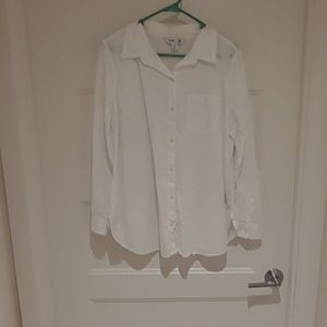 Classic plus size button down